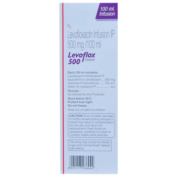 levoflox 500 infusion 100 ml